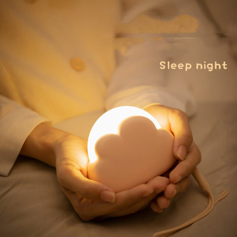 ZAY-L02 Bedroom Cute Cloud USB Night Light, ZAY-L02 White, ZAY-L02 Blue, ZAY-L02 Pink
