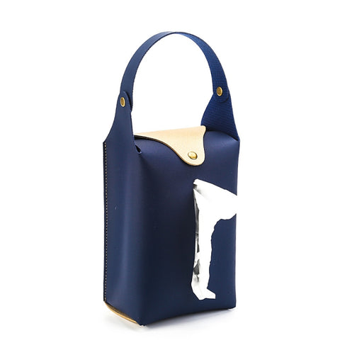 004 Suspended Car Hand Paper Towel Bag, Black, Royal Blue, Light Blue, Grey, Off White, Pink