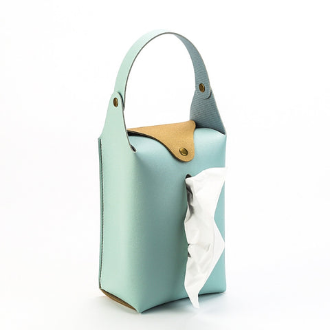 004 Suspended Car Hand Paper Towel Bag, Black, Royal Blue, Light Blue, Grey, Off White, Pink