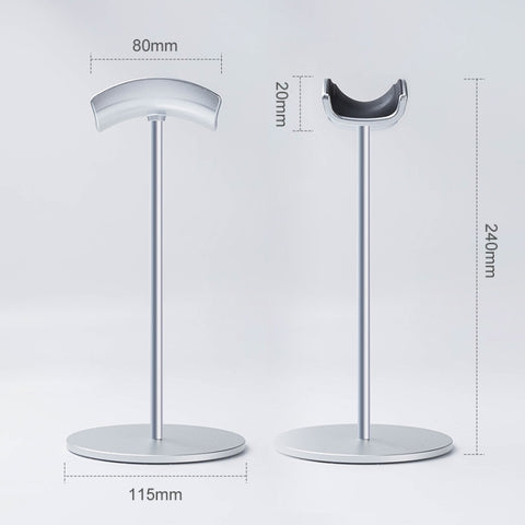 Metal Display Desktop Stand for Headset, Red, Black, Silver