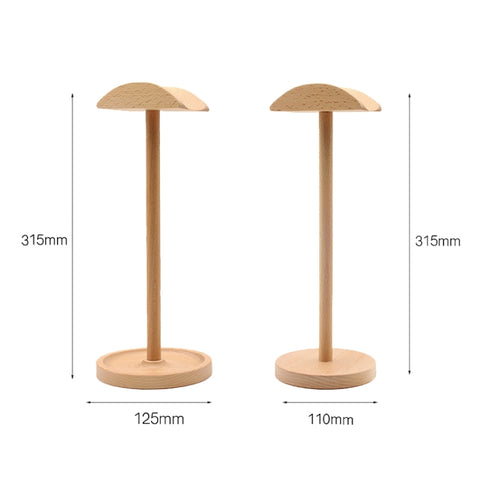 AM-EJZJ001 Desktop Solid Wood Headset Display Stand, Style:, A, B, C, D, E, F