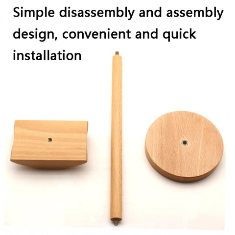 AM-EJZJ001 Desktop Solid Wood Headset Display Stand, Style:, A, B, C, D, E, F