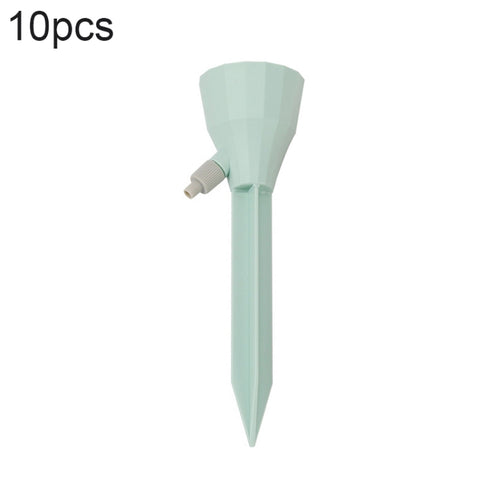 10pcs Household Potted Plant Drip Irrigation Adjustable Automatic Watering Device, Pink, Green, Beige White