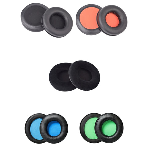 2 PCS Headset Sponge Earmuffs For Razer Kraken 7.1 V1 Pro, Black+Black Net, Black+Orange Net, Black Flannel, Black+Blue Net, Black+Green Net