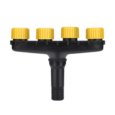 DKSSQ Gardening Multi-Head Watering Sprinkler Nozzle, Specification:, 3 Head with 1 inch/1.2 inch Interface, 3 Head With 1.5 inch Interface, 4 Head With 1 inch/1.2 inch Interface, 4 Head With 1.5 inch Interface, 5 Head With 1 inch/1.2 inch Interface   ...