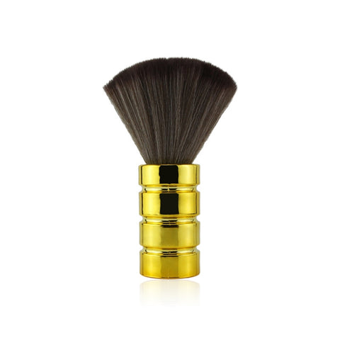 Electroplating Broken Hair Brush Haircut Neck Cleaning Brush, Four-section Gold, Four-section Silver, Four-section Gradient Purple, Round Handle Silver, Round Handle Gold, Round Handle Gradient Yellow, Round Handle Gradient Yellow Purple               ...
