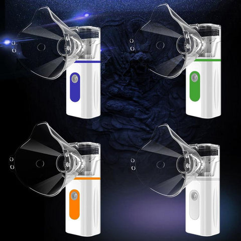 N3S Home Medical Mini Compression Ultrasonic Nebulizer, Blue, Gray, Green, Orange