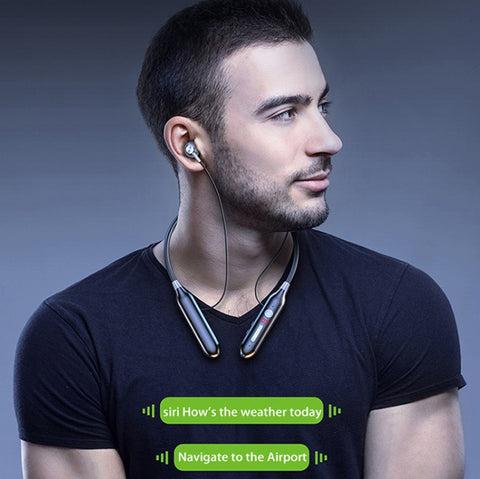 S880 Long Battery Life Neckband Wireless Bluetooth Earphone Support AUX