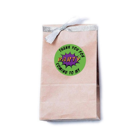 Floral Heart-shaped Thank You Sticker Party Wedding Decoration Label, A-196