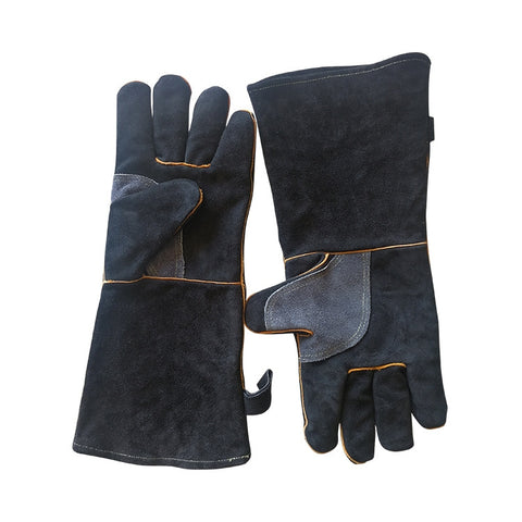 1 Pair Outdoor Gardening Cut-Proof Cowhide Welding Gloves, Length, 35cm, 40cm