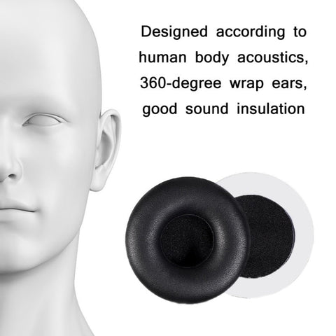 2pcs Protein Skin Sponge Earphone Cover For Beyerdynamic T51P/T50P/T51I
