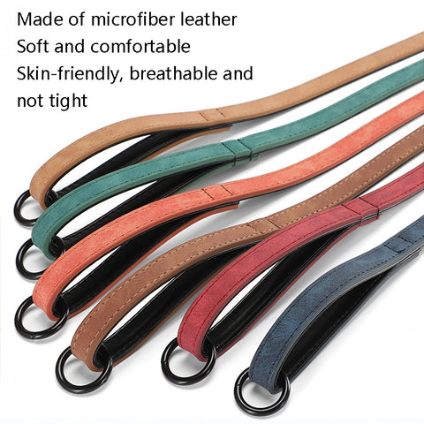 JINMAOHOU Dogs Double-Layer Leather Collar, XS 34x1.7cm, S 39x2.2cm, M 49x2.7cm, L 59x3.2cm