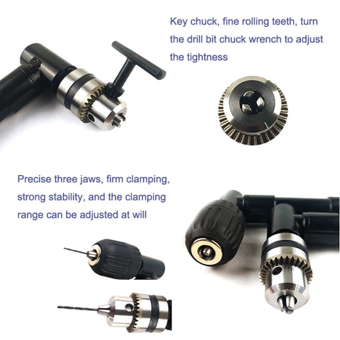 90 Degrees Right-Angle Electric Drill Transmutor Accessories, 3124, 3125