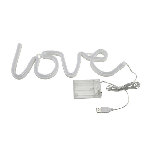 Neon LED Modeling Lamp Decoration Night Light, Power Supply:, Battery or USB, USB