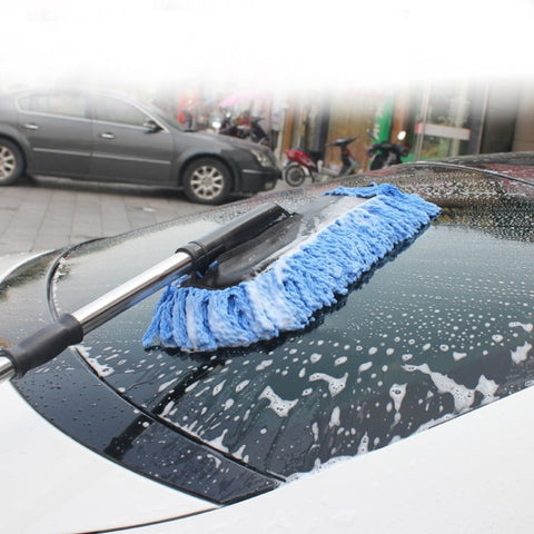 CS-365 Multifunctional Car Washing Telescopic Long-Handled Brush, Blue (OPP Bag), Gray (OPP Bag)