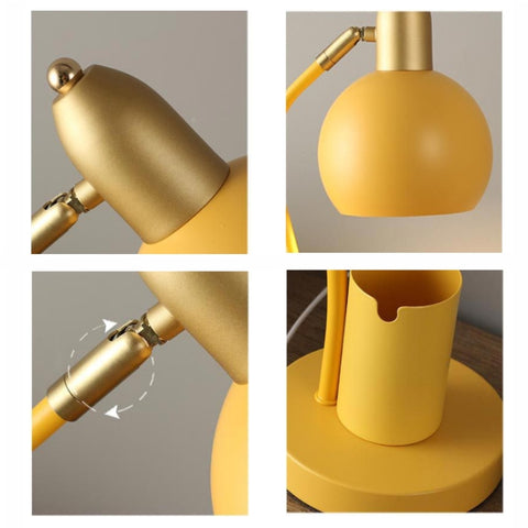YY-1109 Student Desk LED Eye Protection Lamp with Pen Holder, CN Plug, Specification:, without Bulb, Tricolor
