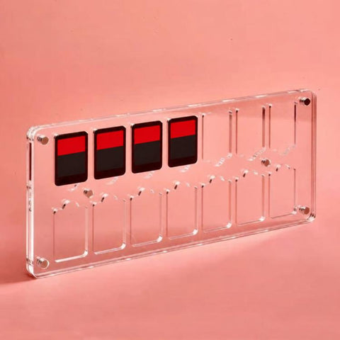 Transparent Crystal Magnetic Game Card Storage Box For Switch, 9 Grid, 14 Grid, 27 Grid