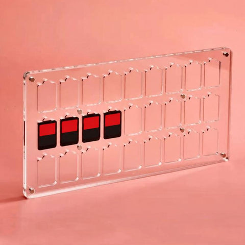 Transparent Crystal Magnetic Game Card Storage Box For Switch, 9 Grid, 14 Grid, 27 Grid