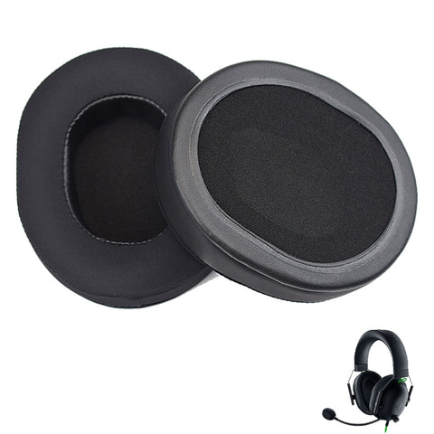 1 Pair Earpads For Razer BlackShark V2 X / V2 USB Headset, Color: Black Gel, Black Mesh, Black Gel, Black+Green Mesh