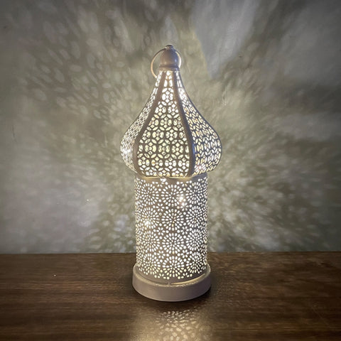 Moroccan Hollow LED Wrought Iron Decorative Lamp, Spec:, Small, Medium, Large