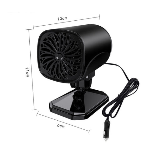 12V Portable Car Heater Defroster, Black, White