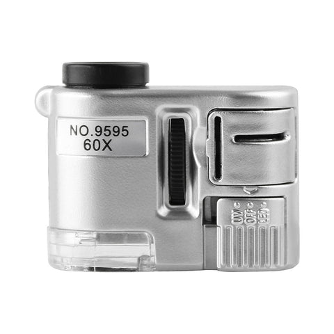9595 60X LED Light UV Light Mini Microscope, 9595