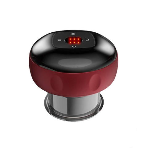 Electric Cupping Massage Device, 6-speed USB Plug-in, Blue, Black, Red Wine, 6-speed Charging