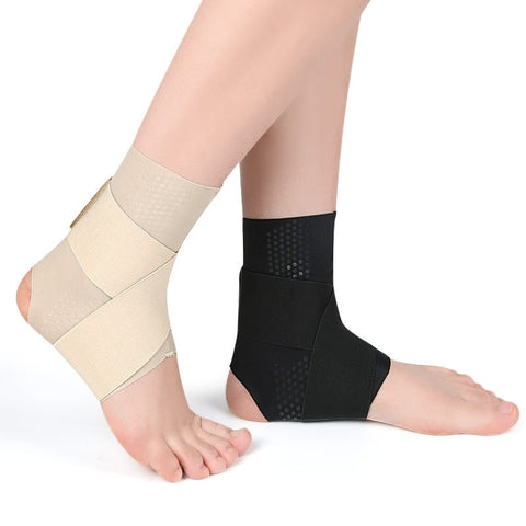 Thin Anti-Slip Dispensing Sports Compression Bandage Ankle Brace, M, L, XL