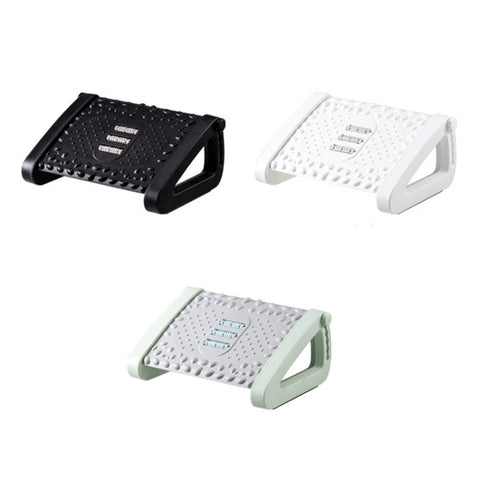 Office Computer Set Up Foot Stool Foot Massage Pedal, Black, White, Bean Color, Pink