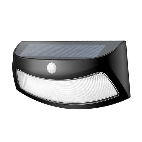 8 LEDs Infrared Induction Solar Garden Wall Light, White Light, Warm Light