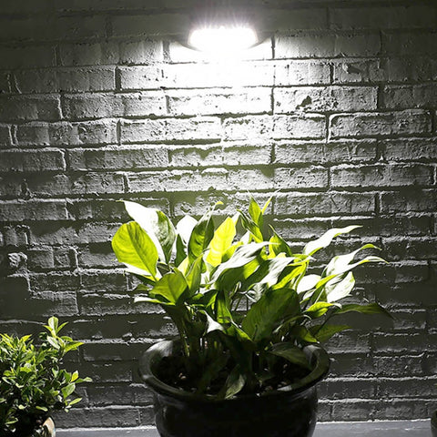 Red Copper Human Body Induction Solar Wall Light, White Light, Warm Light