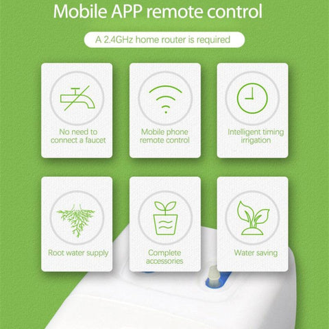 WD-01ADE WIFI Gardening Drip Irrigation Controller, Double Pump 15 Pots, Double Pump 20 Pots