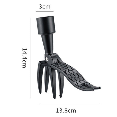 Manual Vertical Foot Weeding Tool With Barbs, Weeding Tool With Barbs