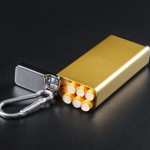 Portable Cigarette Case Portable With Lid Sealed Ashtray, Gold, Silver, Black, Golden Engraved Flower, Silver Engraved Flower, Black Engraved Flower
