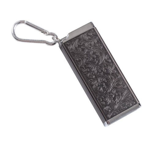 Portable Cigarette Case Portable With Lid Sealed Ashtray, Gold, Silver, Black, Golden Engraved Flower, Silver Engraved Flower, Black Engraved Flower
