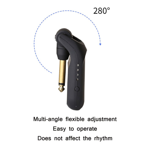 C01 Electric Guitar Wireless Audio Transmitter Receiver, Black