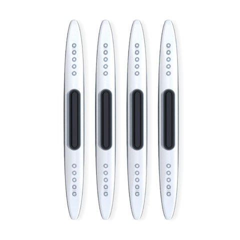 4 PCS Car Door Anti-Static Silicone Airbag Anti-Collision Strip, Black, White, Transparent