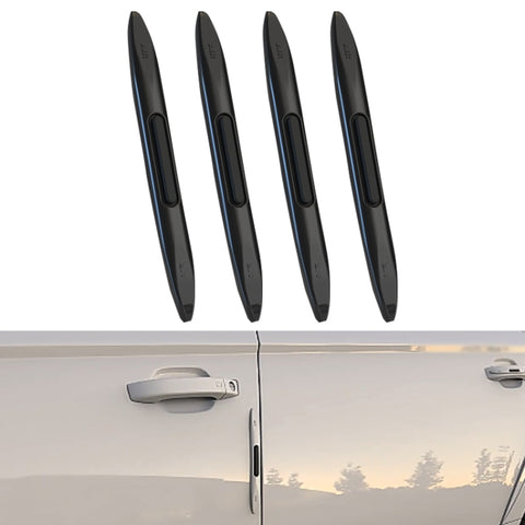 4 PCS Car Door Anti-Static Silicone Airbag Anti-Collision Strip, Black, White, Transparent