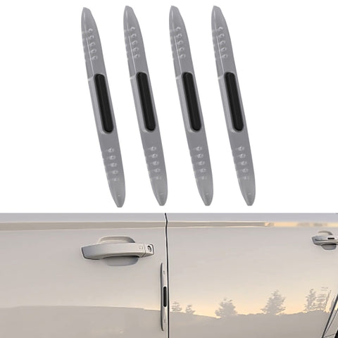 4 PCS Car Door Anti-Static Silicone Airbag Anti-Collision Strip, Black, White, Transparent