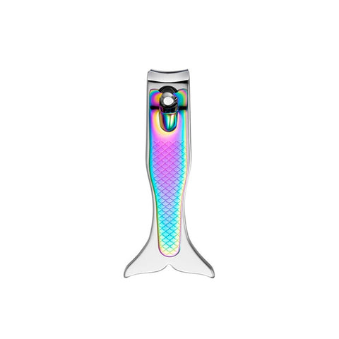 Small Color Titanium Nail Clipper Gradient Mermaid Handle Nail Clipper Nail Art Tool, 3 PCS Small, 3 PCS Large, 3 In 1