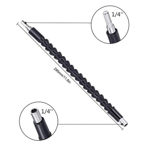 22 PCS / Set Screwdriver Corner Universal Soft Shaft Hex Handle Batch Combination Tool, 22 PCS / Set Shaft Hex