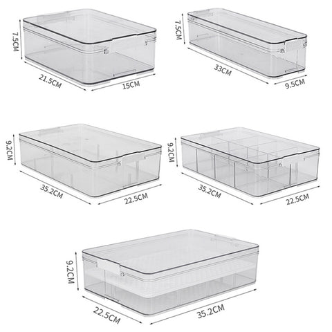 Fruit and Vegetable Refrigerator Crisper with Lid, With Lid, TY-9078, TY-9079, TY-9081, TY-9082