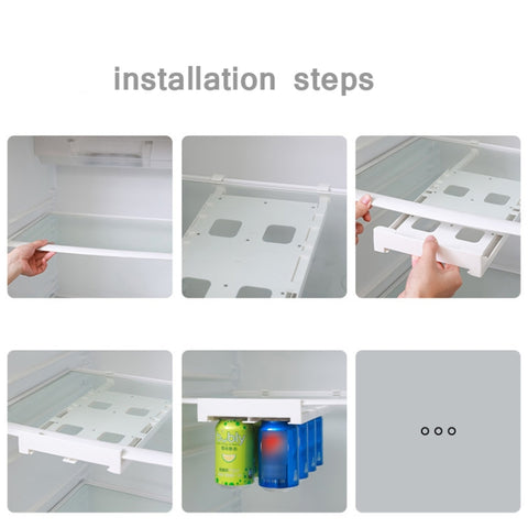 Refrigerator Beverage Beer Can Hanging Storage Rack, Hanging Storage Rack