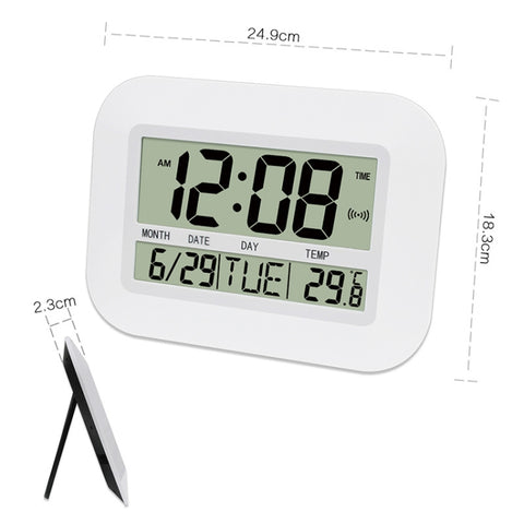Household Big Screen Digital Electronic Alarm Clock Minimalist Living Room Mute Wall Clock