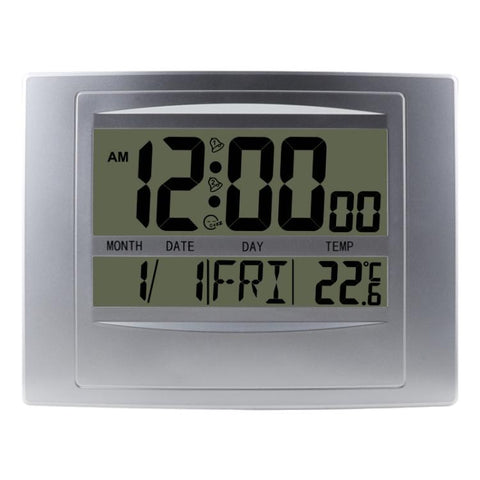 Home Big Screen Display Digital Electronic Wall Clock Living Room Temperature Clock, Anniversary Alarm
