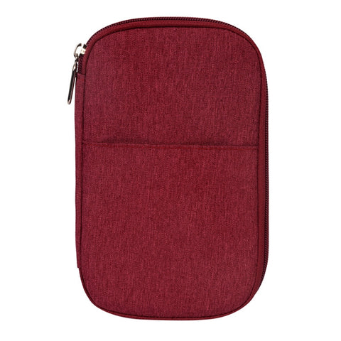 OMOUBOI Outdoor Travel Storage Bag Multi-Function Passport Package, Black, Red, Dark Blue, Gray White, Olive