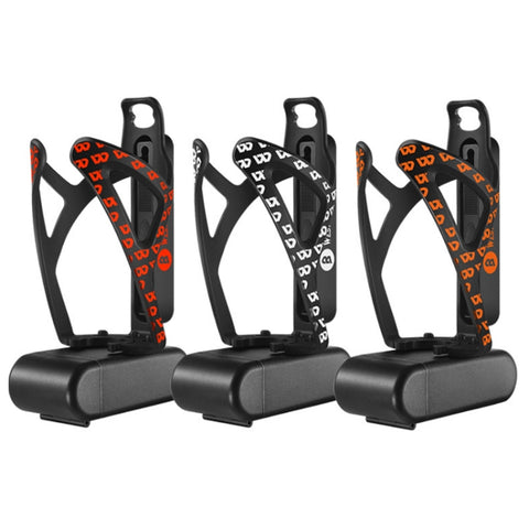 WEST BIKING Bicycle Multifunctional Bottle Cage Tire Lever Tool Box, Black Orange, Black White, Black Red