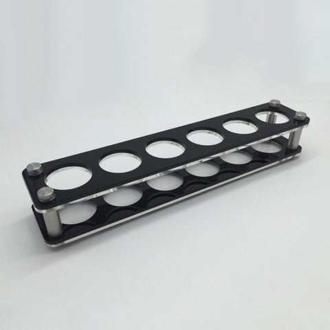 Acrylic Round Hole Wine Glass Holder, 6 Grids, 12 Grids