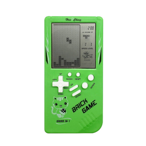 Large Screen Retro Children Handheld Game Console, Blue, Pink, Yellow, Green