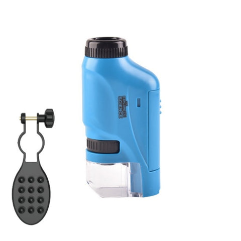 Children Handheld Portable Laboratory Equipment Microscope Toys, Lite Standard (White), Lite Standard (Pink), Lite Standard (Blue), Lite + Bracket (White), Lite + Bracket (Pink), Lite + Bracket (Blue), Lite + Specimen (White), Lite + Specimen (Blue)   ...